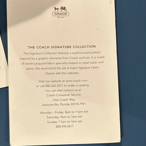 Coach Brown Canvas Signature Travel Bag & Makeup tote - Picture 4 of 16